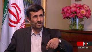 Conférence contre le racisme: entretien avec le président iranien Mahmoud Ahmadinejad