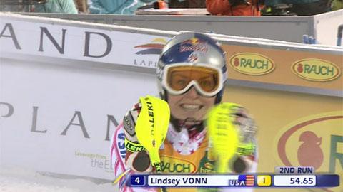 Ski alpin / slalom dames Levi : la 2e manche de Lindsey Vonn (9)