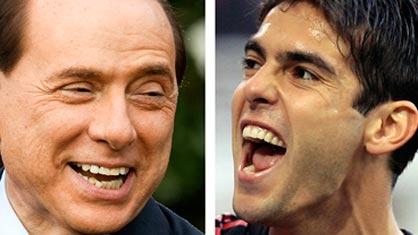 Berlusconi et Milan pourront encore vibrer avec Kaka.