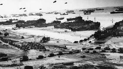 Le Débarquement en Normandie, le 6 juin 1944. [wikipédia] [Wikipedia]