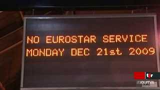 Vague de froid : alors que la situation s'améliore dans les transports, le trafic des trains Eurostar reste suspendu