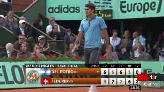 Tennis / Roland Garros: point sur le match qui oppose Federer à Del Potro avec Frédéric Scola