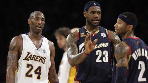 Le duel entre Kobe Bryant et LeBron James a vu le succès du second.