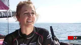 La jeune navigatrice romande Emmanuelle Rol dispute son premier Bol d'Or sur Ladycat