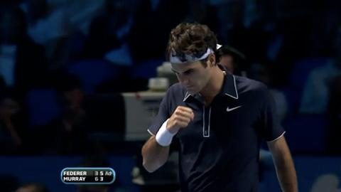 Tennis / Masters: Roger Federer égalise à une manche partout (6-3) face à Andy Murray