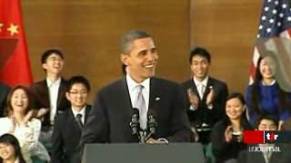 Le président américain Barack Obama, en visite d'Etat en République populaire de Chine, a prononcé un discours critique sur la liberté d'expression