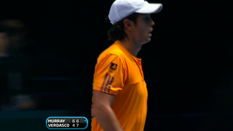 Tennis / Masters: Fernando Verdasco revient à une manche partout en gagnant le 2e set au tie-break face à Andy Murray.