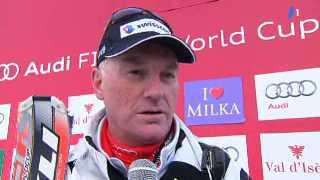 Ski Alpin / accidents: itw Hugues Ansermoz, chef de l'équipe féminine