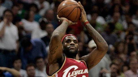 LeBron James a inscrit 47 des 97 points de Cleveland !