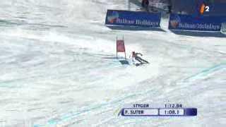 Ski alpin/Bansko: Fabienne Suter termine 3e de la seconde descente derrière Andrea Fischbacher et Tina Maze