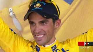 Tour de France à Verbier: Alberto Contador se pare du maillot jaune