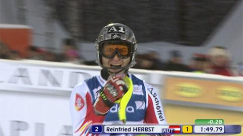 Ski alpin / slalom Levi: 4e de la première manche, Reinfried Herbst réalise un carton dans la finale pour l'emporter! (12)