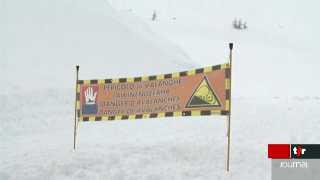 A Anzère (VS), le domaine skiable a rouvert au lendemain de l'avalanche tombée sur la piste des Rousses
