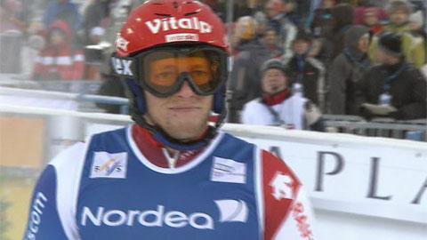 Ski alpin / slalom Levi - la 1re manche du Suisse Marc Gini (6)