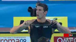 Natation: Michael Phelps, qui avait refusé la fameuse combinaison en polyuréthane, a battu le record du 100m papillon