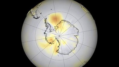 La mission avait pour but de dresser une carte des émissions de CO2.