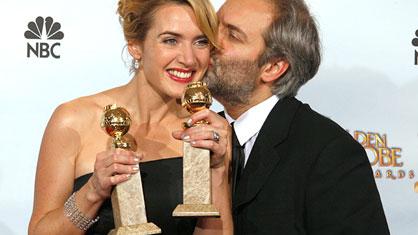 Kate Winslet et son époux Sam Mendes, les heureux lauréats