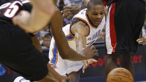 Russell Westbrook et le Thunder trébuchent devant Portland.