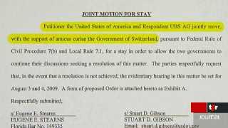 Secret bancaire: le procès entre l'UBS et le fisc américain pourrait être reporté