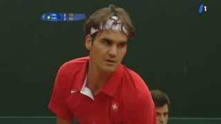 Tennis / Coupe Davis: la Suisse se qualifie pour le groupe mondial avec la victoire de Federer en simple