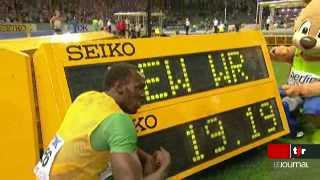 Athlétisme: Usain Bolt a de nouveau amélioré son propre record du deux cents mètres