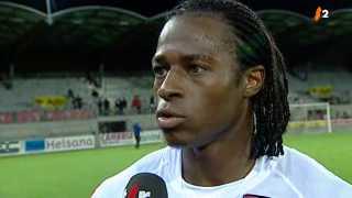 Football / Super League: réaction d'Emile Mpenza après la victoire du FC Sion contre Lucerne