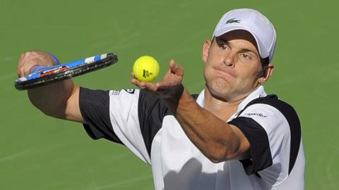 La meilleure arme d'Andy Roddick reste son service.