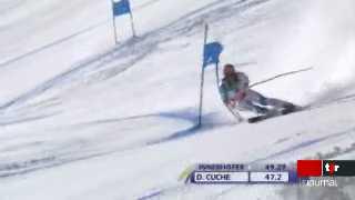 Mondiaux de ski alpin: le Neuchâtelois Didier Cuche s'adjuge la médaille d'or en Super-G