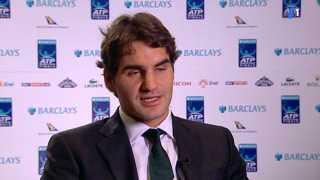Tennis / Masters de Londres: itw Roger Federer