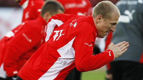 Stéphane Grichting est en grande forme sous le maillot suisse.