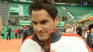 Tennis / Roland-Garros: la réaction de Roger Federer après sa victoire