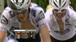 Cyclisme / Tour de France: Frank Schleck s'impose au Grand-Bornand