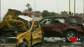 Irak: 5 attentats à la voiture piégée ont été commis simultanément dans les rues de Bagdad, faisant une centaine de morts et plus de 200 blessés