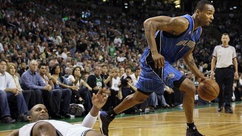 Rashard Lewis et Orlando ont mis Boston à terre.