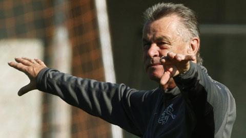 Ottmar Hitzfeld a propagé ses derniers conseils avant samedi.