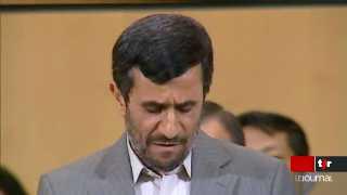 Conférence contre le racisme à Genève: le président iranien Mahmoud Ahmadinejad critique vivement Israël