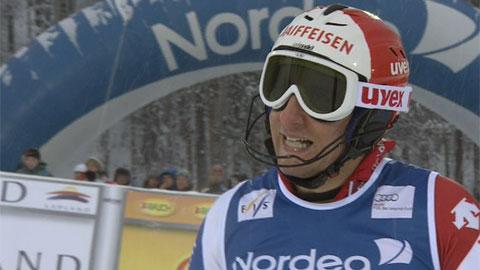 Ski alpin / slalom Levi : la 1re manche de Silvan Zurbriggen (SUI) (5)