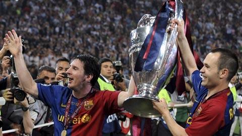 Lionel Messi et Andres Iniesta ont offert le triplé aux Blaugrana.