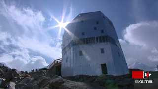 Zermatt (VS): la cabane futuriste du Mont Rose est inaugurée