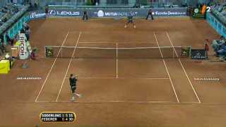 Tennis / Masters 1000 Madrid: Federer a dominé le Suédois Robin Söderling (6-1 7-5)