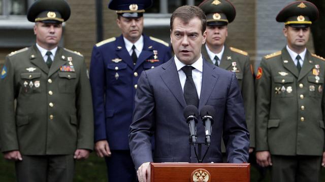 Medvedev s'adressait à la 58e armée, fer de lance de l'intervention russe en Géorgie