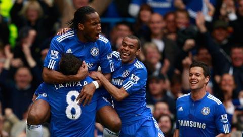 Drogba et Lampard ont encore été les grands artisans du titre.