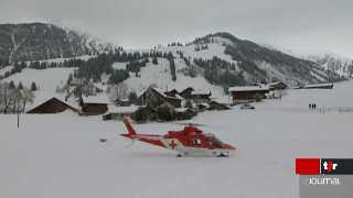 Les avalanches qui se sont déclenchées dans le Diemtigtal (BE) on fait à ce jour quatre morts et trois disparus