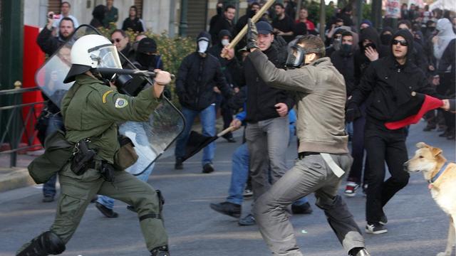 Les manifestations ont donné lieu à des affrontements avec les forces de l'ordre à Athènes.