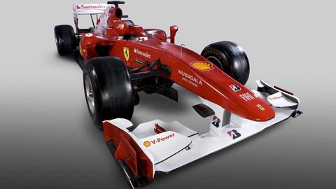 La nouvelle F10 de Ferrari, avec un réservoir presque 2 fois plus grand.