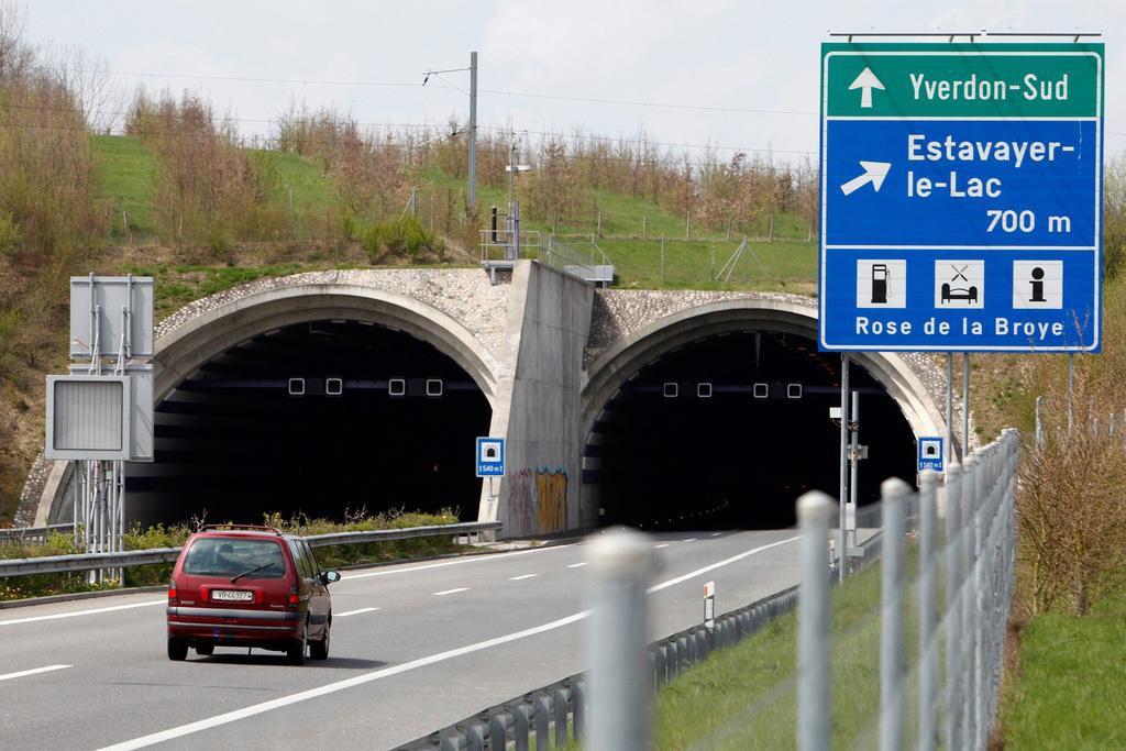 Le tunnel de Sévaz (FR), lieu du drame du 18 avril.