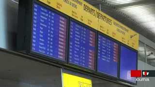 Trafic aérien en Europe: près de 300 vols sont annulés à Genève