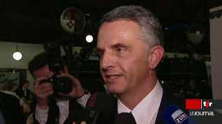 Didier Burkhalter a choisi la grand-messe de l'UDC pour son premier discours de l'année