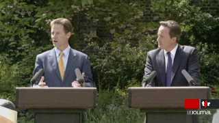 Grande-Bretagne: David Cameron et Nick Clegg ont formé leur coalition