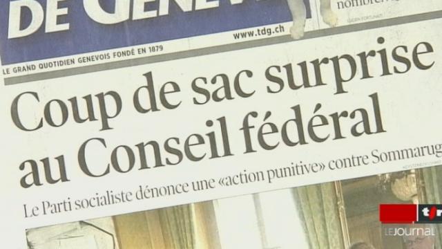 Répartition des départements au Conseil fédéral: tour d'horizon de la presse suisse